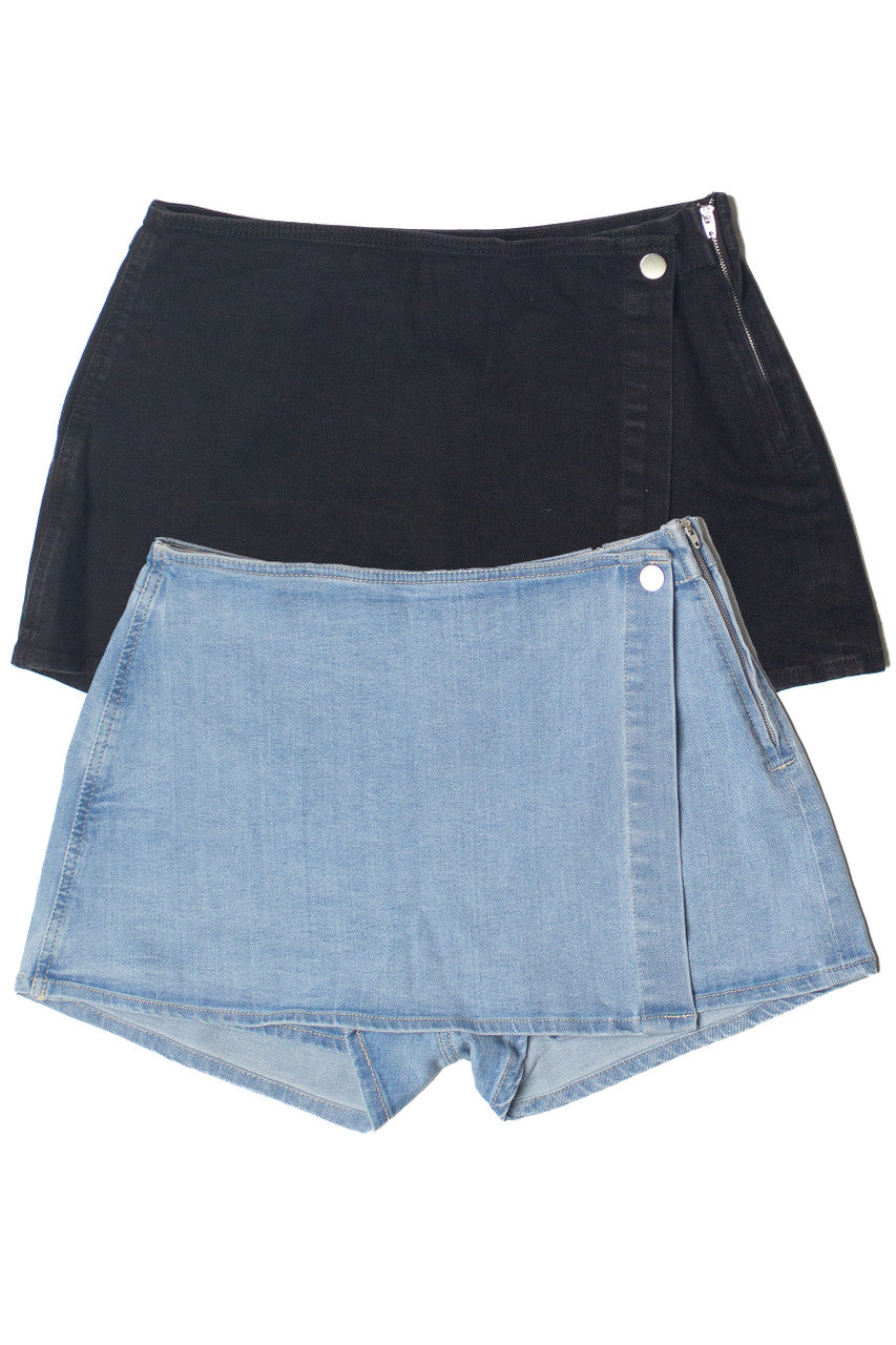 Denim Skort