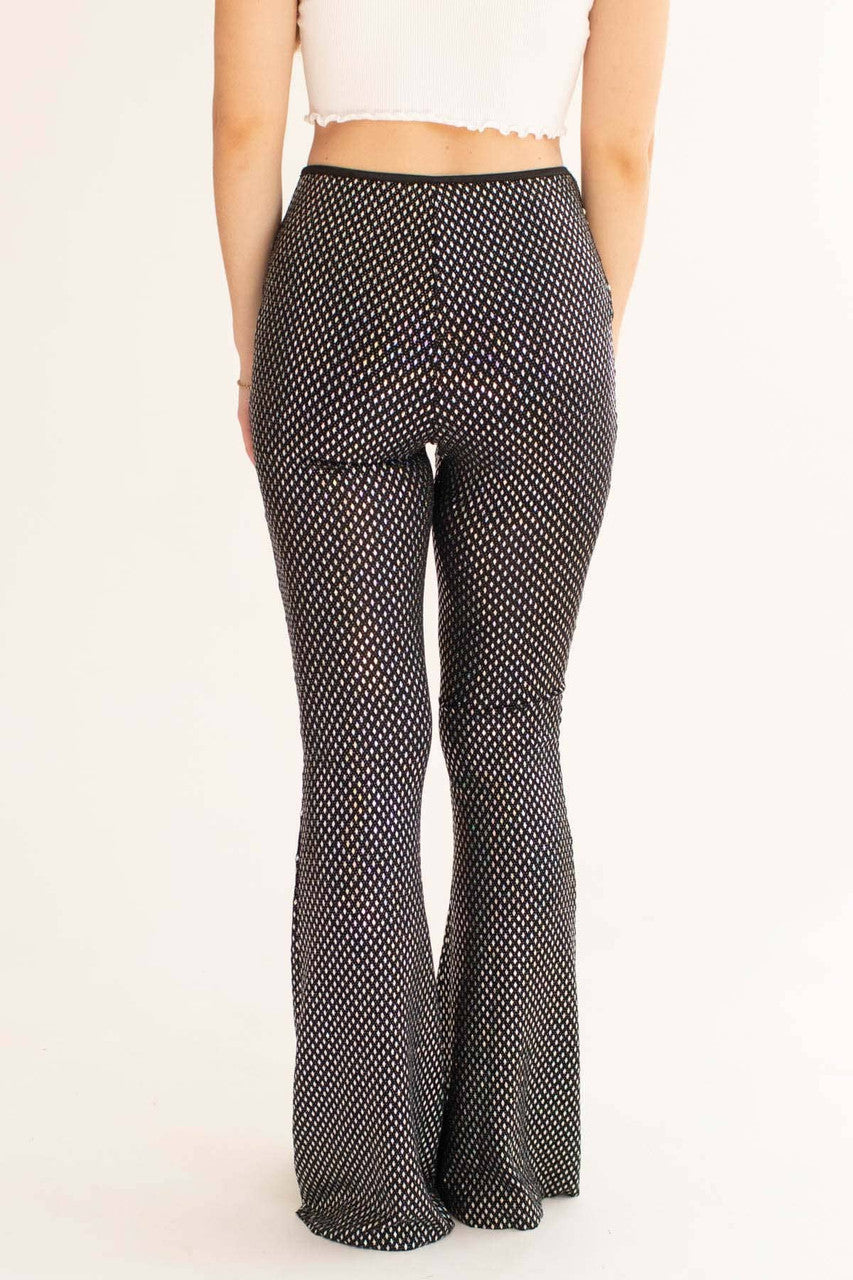 Diamond Holographic Bell Bottoms