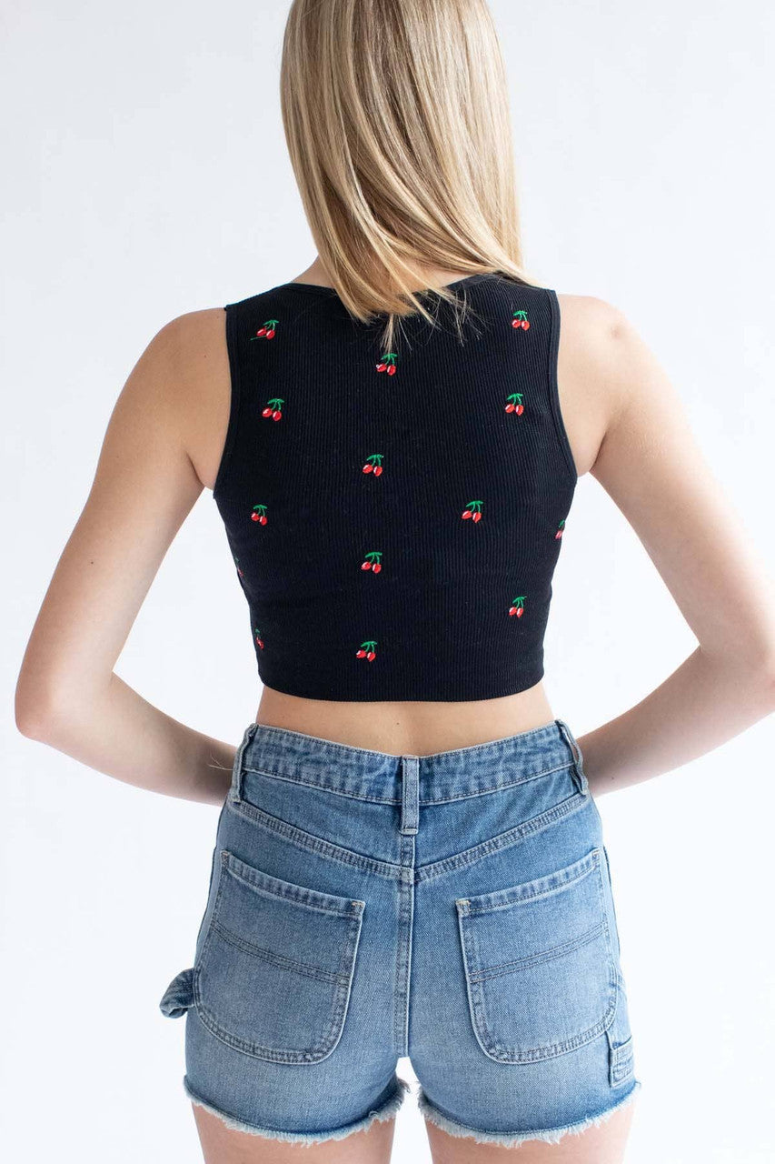 Distressed Carpenter Denim Shorts