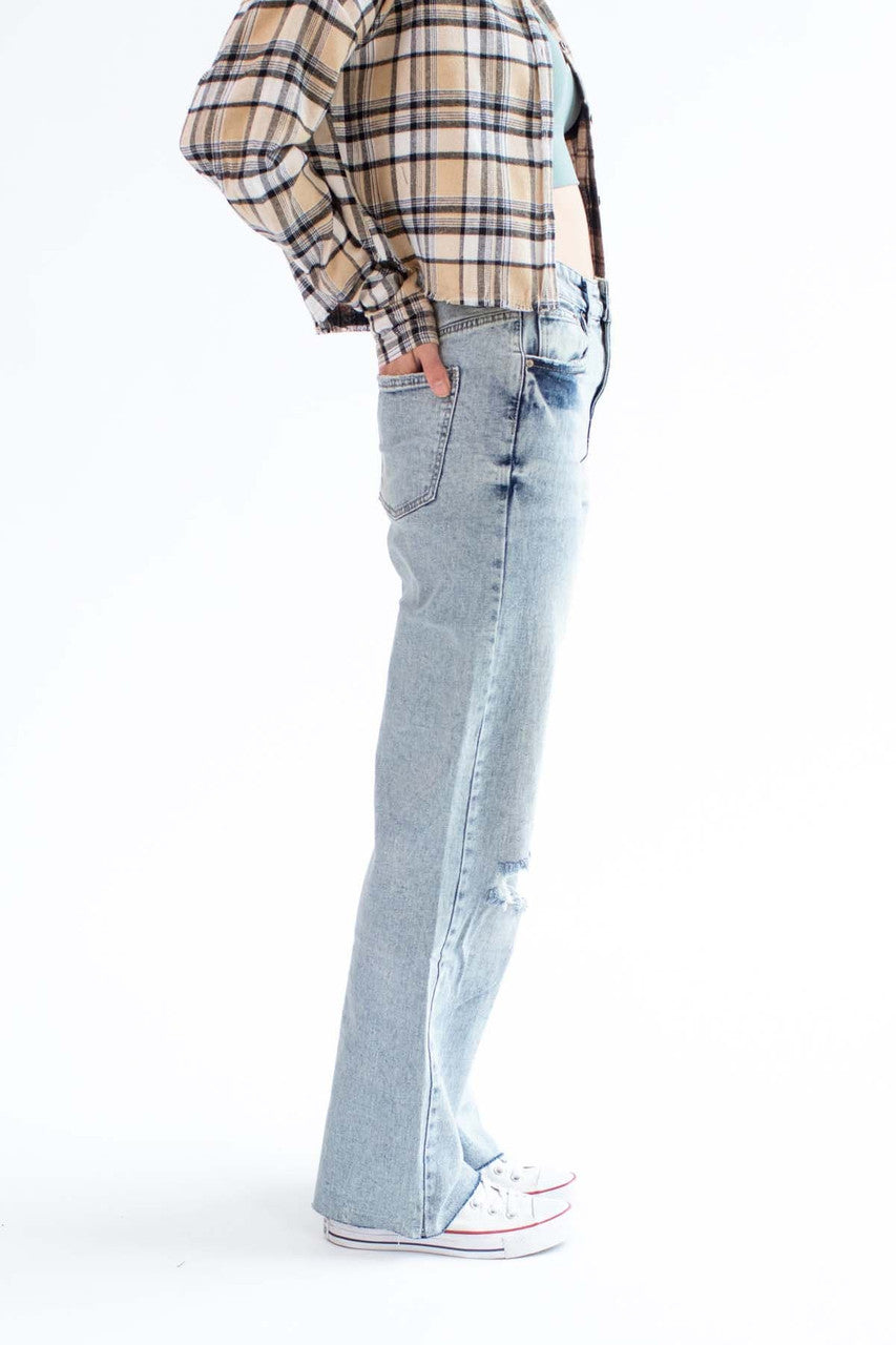 Distressed Highway Jeans