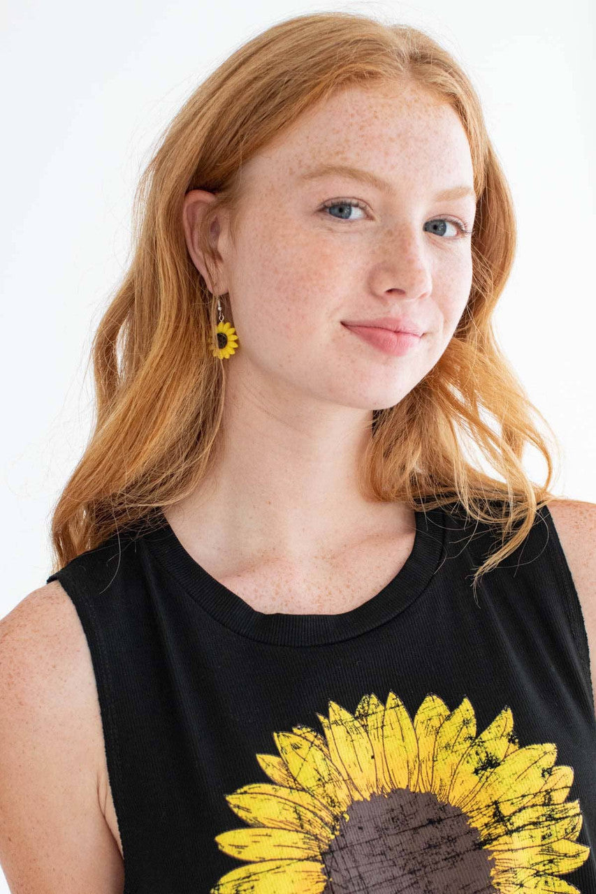 Sunflower Earrings