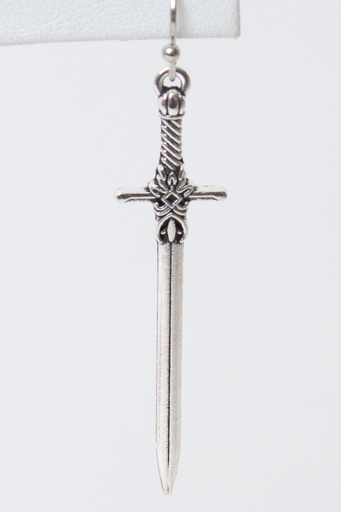 Silver Sword Earrings