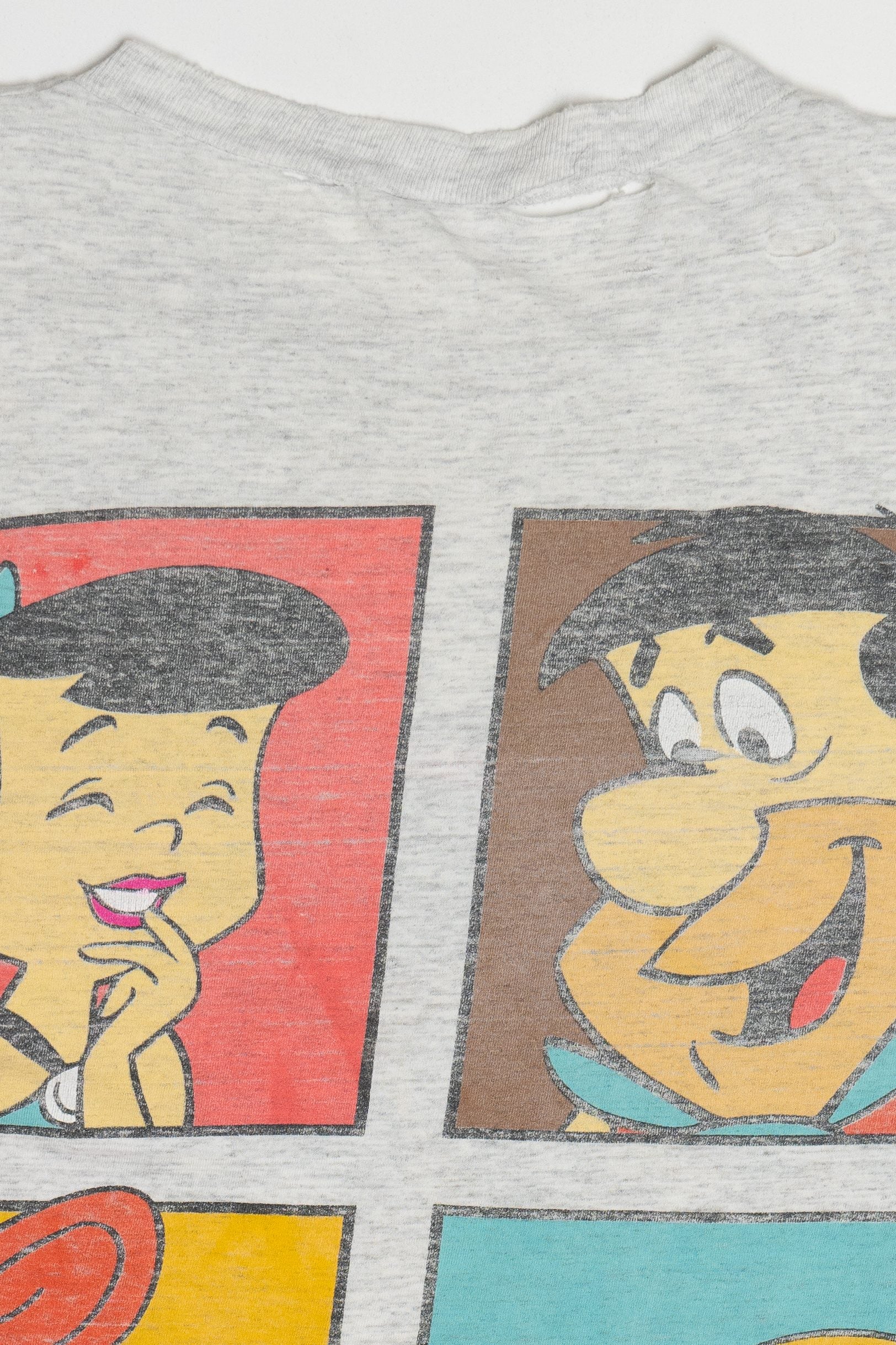 Vintage Thrashed Flintstones Hanna Barbera Paper Thin T-Shirt (1990s)
