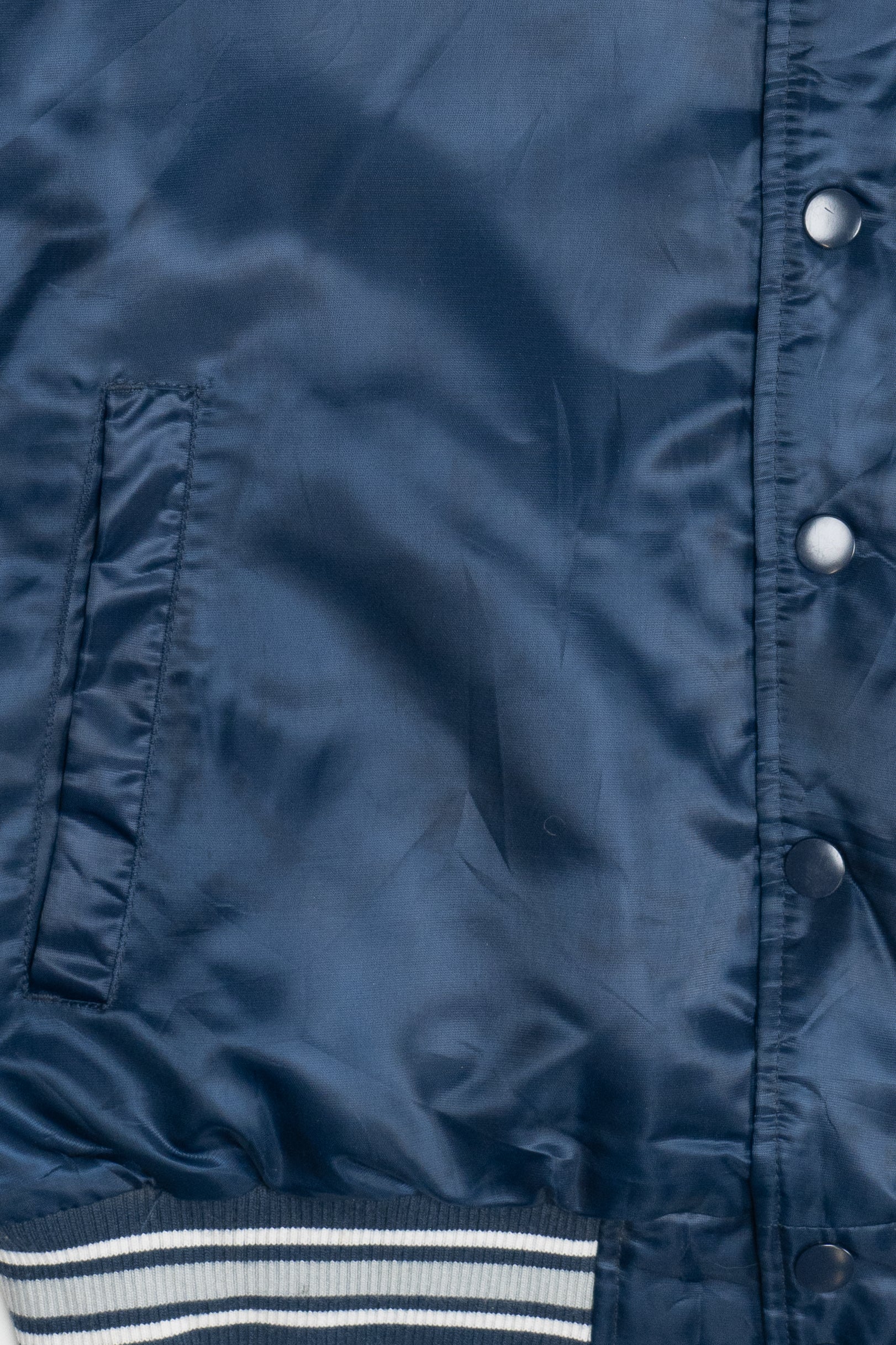 "Cowboys" Dallas Cowboys Quilt Lined Full Snap Black Label Starter Jacket (2000s)