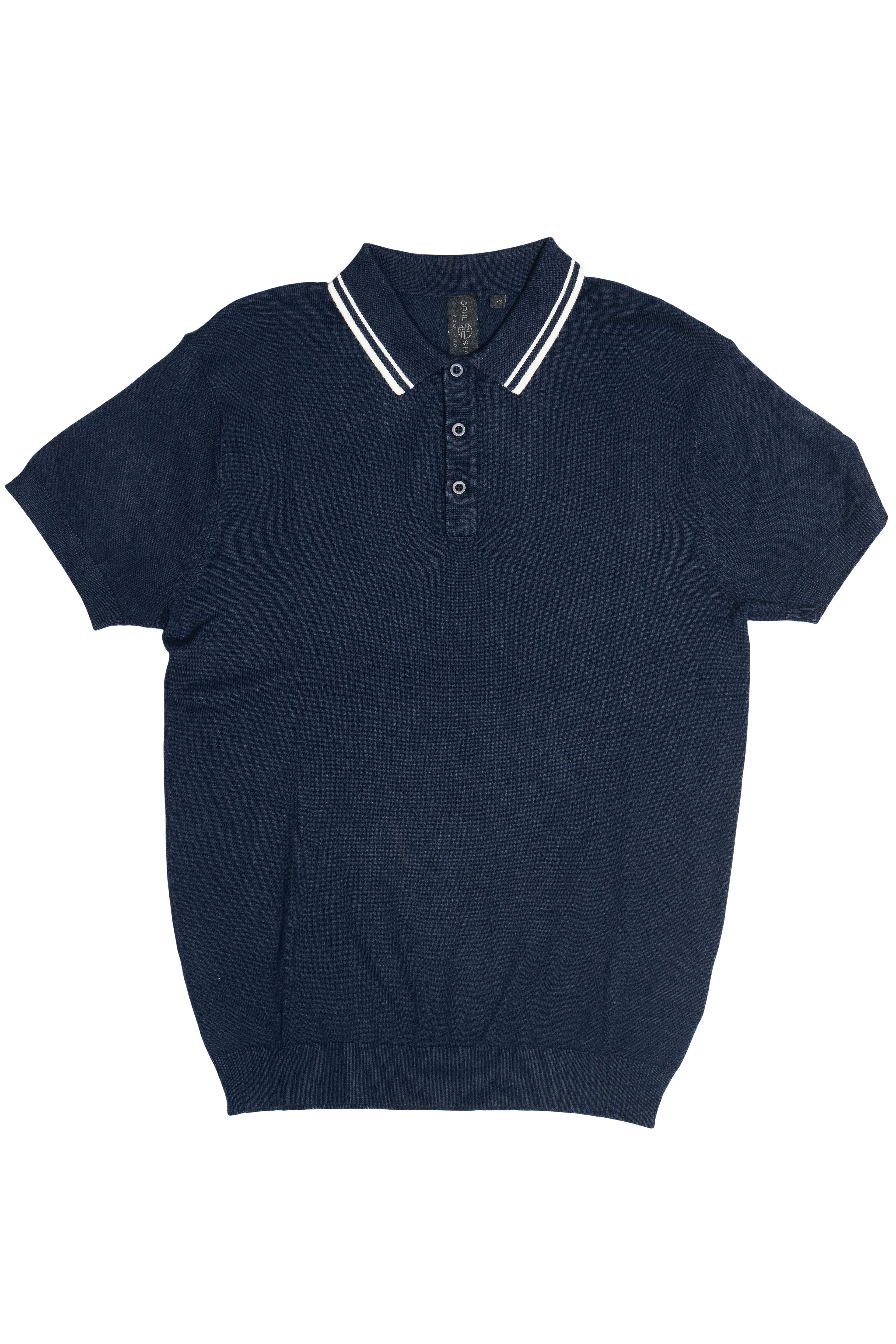 Double Stripe Collar Polo