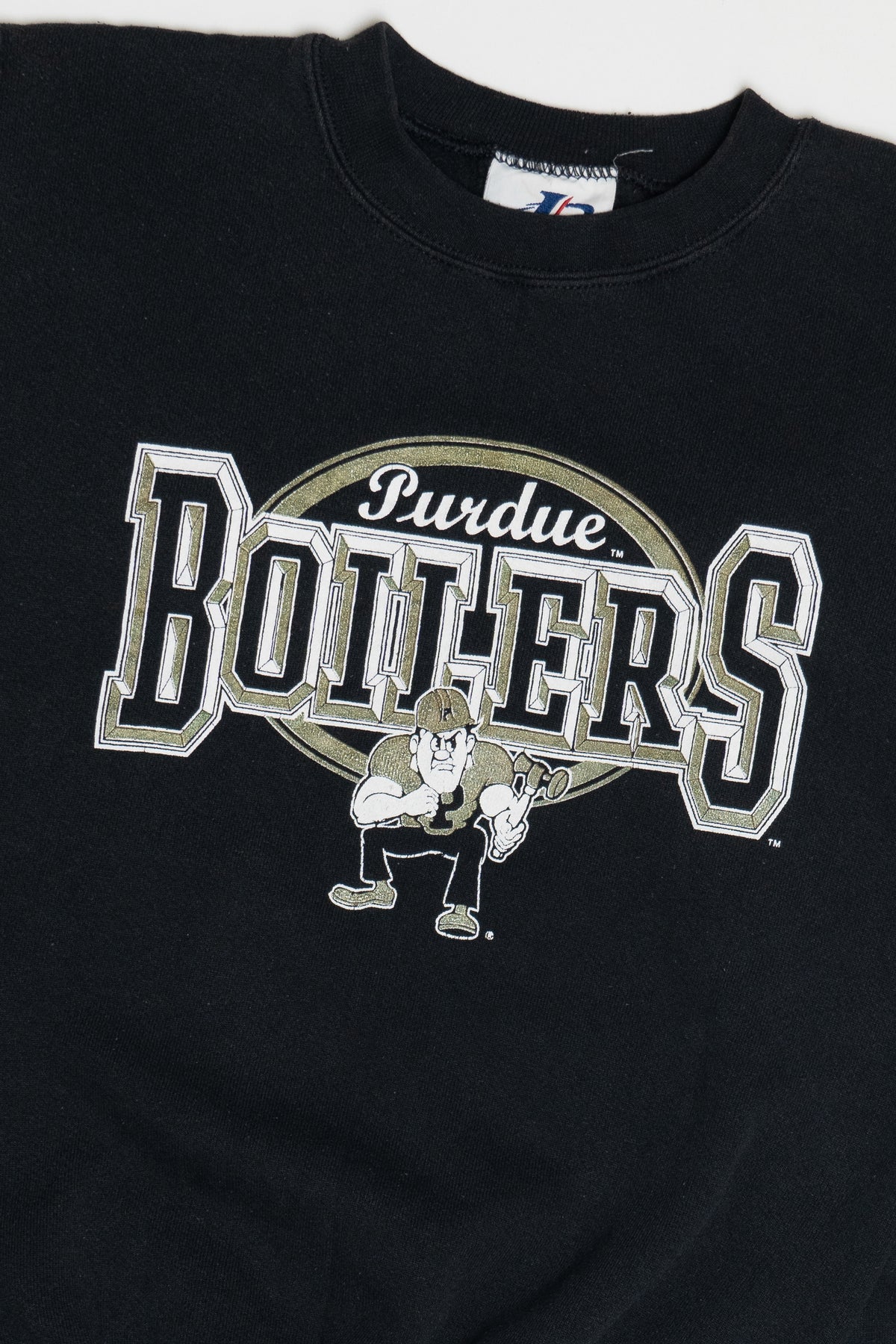 Vintage Purdue Boilers Mascot Logo Athletic Sweatshirt (1990s)