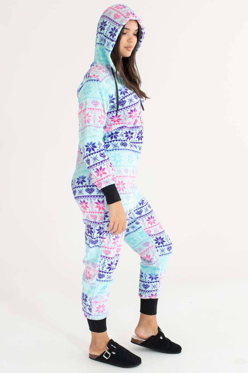 Fair Isle Onesie Pajamas 1