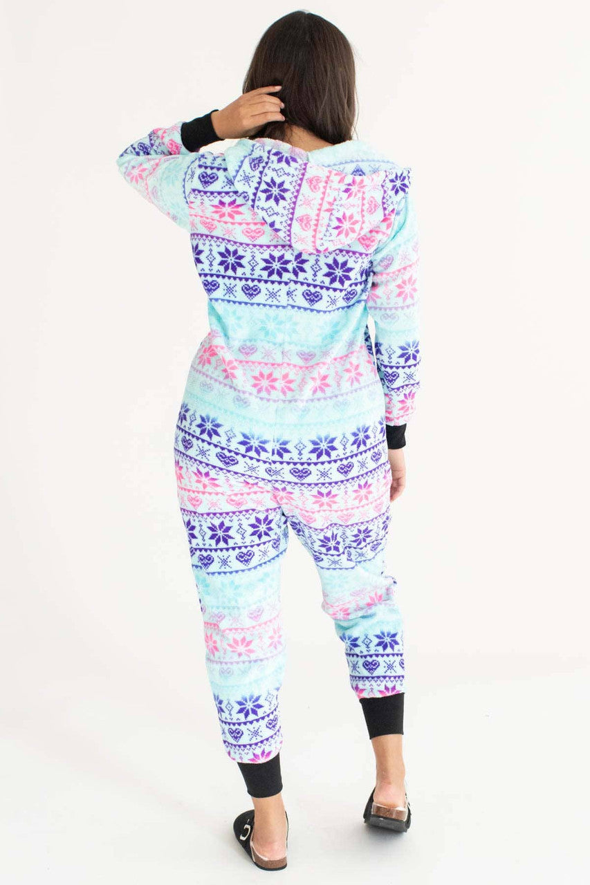 Fair Isle Onesie Pajamas 1