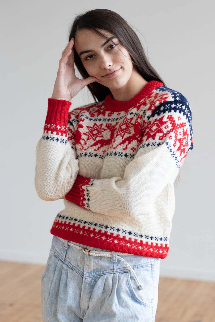 Vintage Fair Isle Sweater 518
