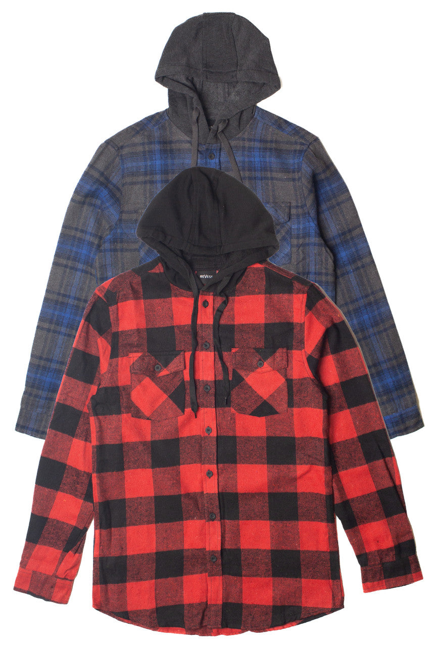 Hooded Flannel Shirt