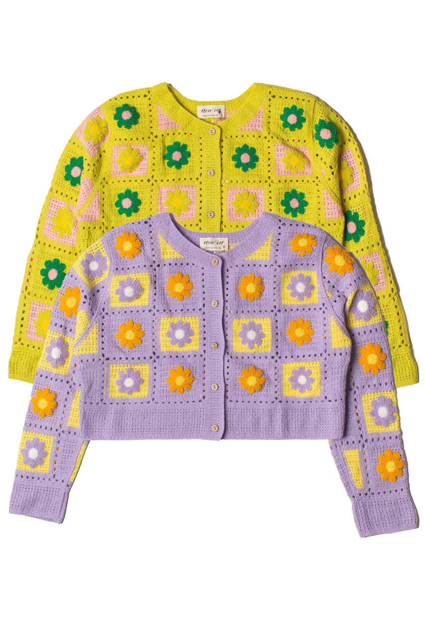 Flower Crochet Cardigan