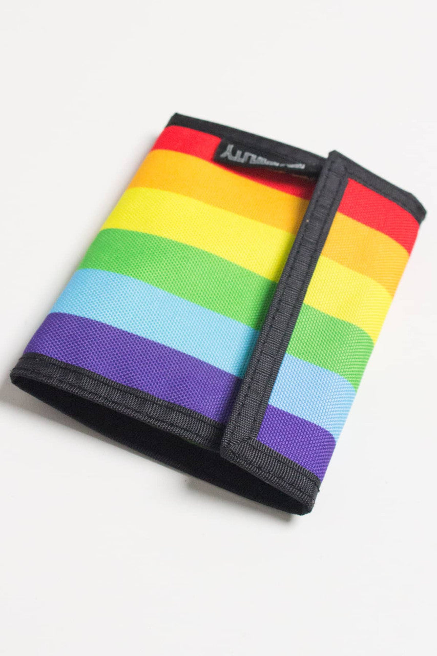 Rainbow Striped Wallet