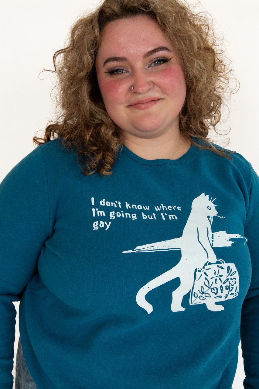 Gay Cat Sweatshirt (Assorted Colors)