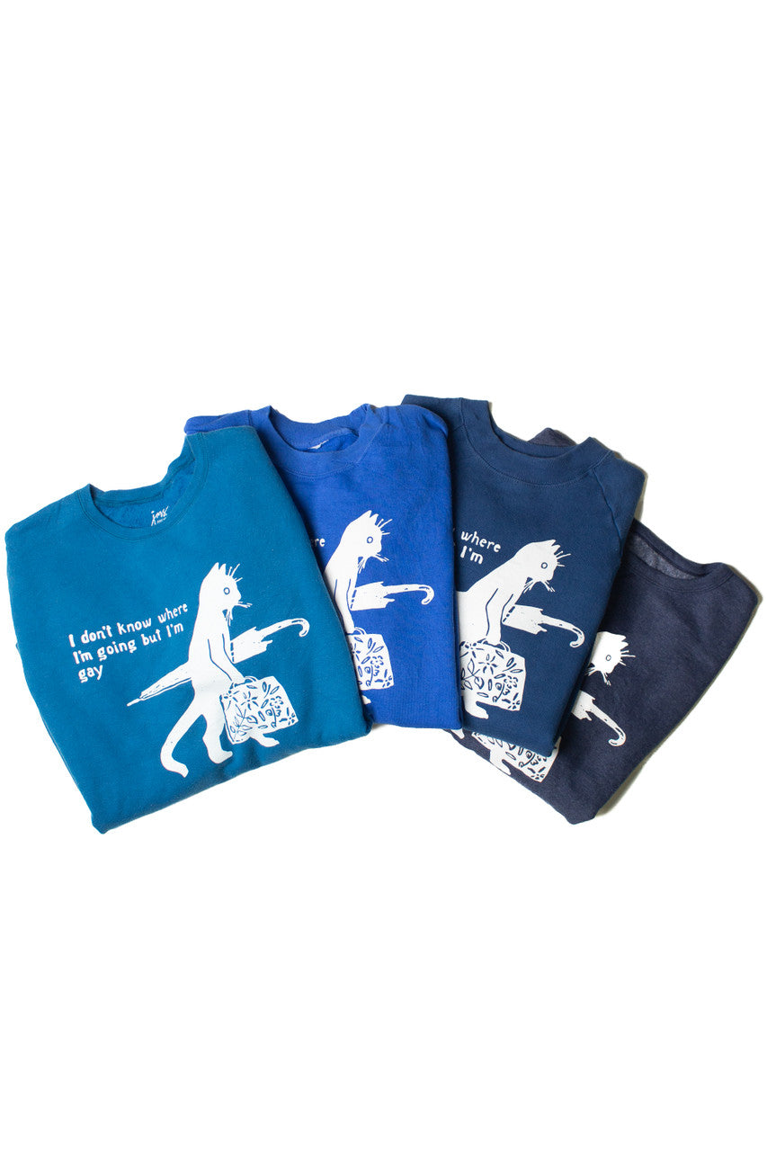 Gay Cat Sweatshirt (Assorted Colors)