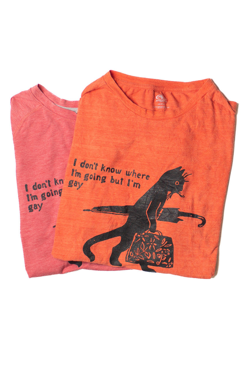 Gay Cat T-Shirt (Assorted Colors)