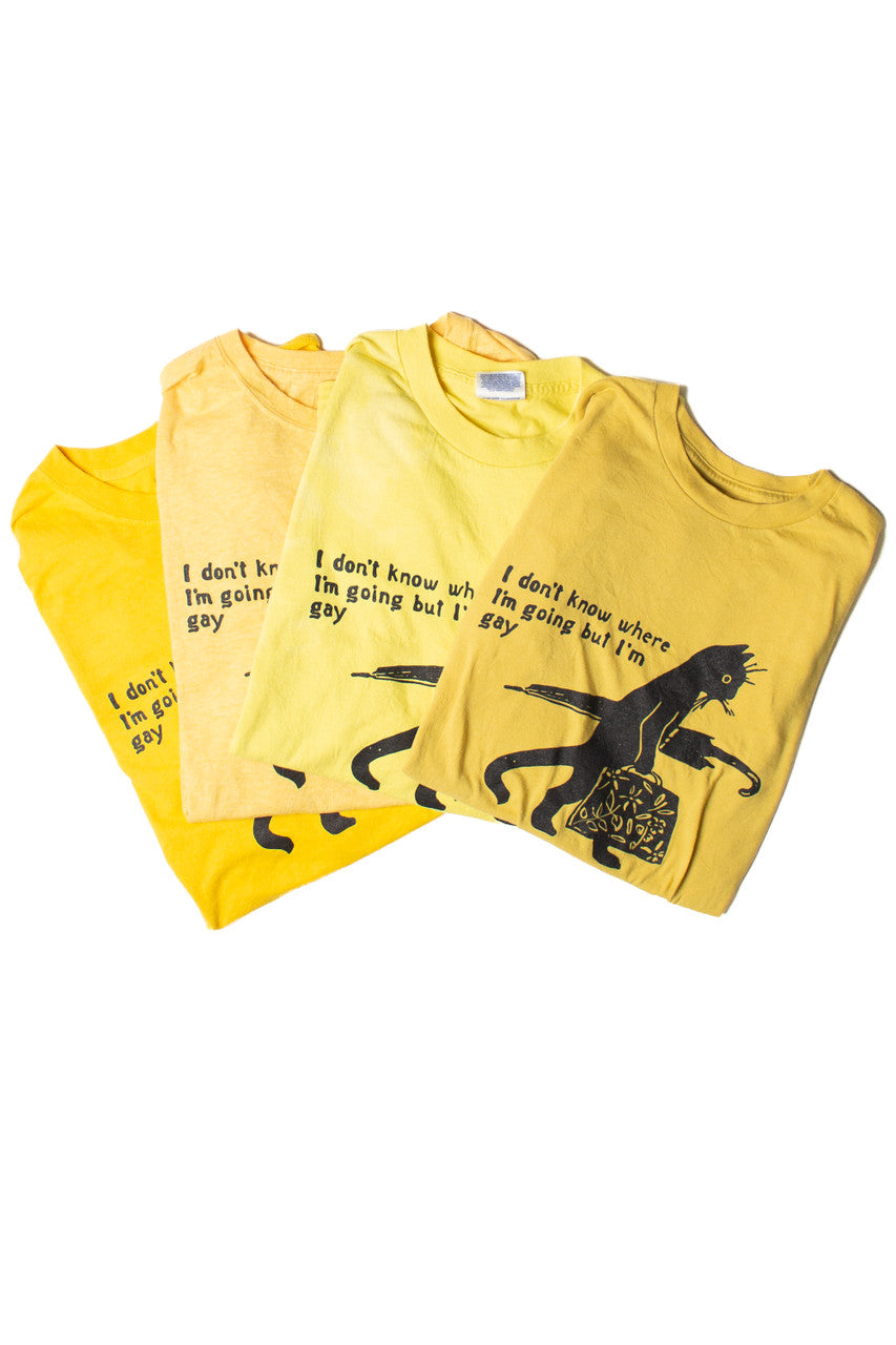 Gay Cat T-Shirt (Assorted Colors)