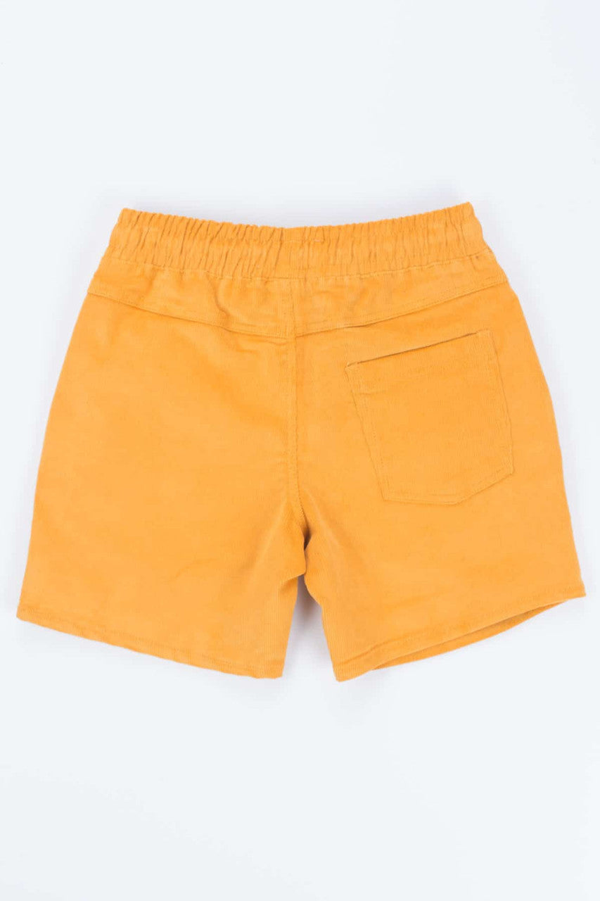 Gold Corduroy Shorts