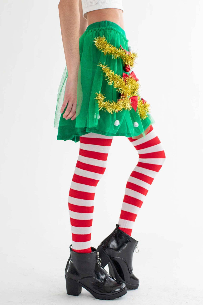 Golden Garland Christmas Tree Skirt