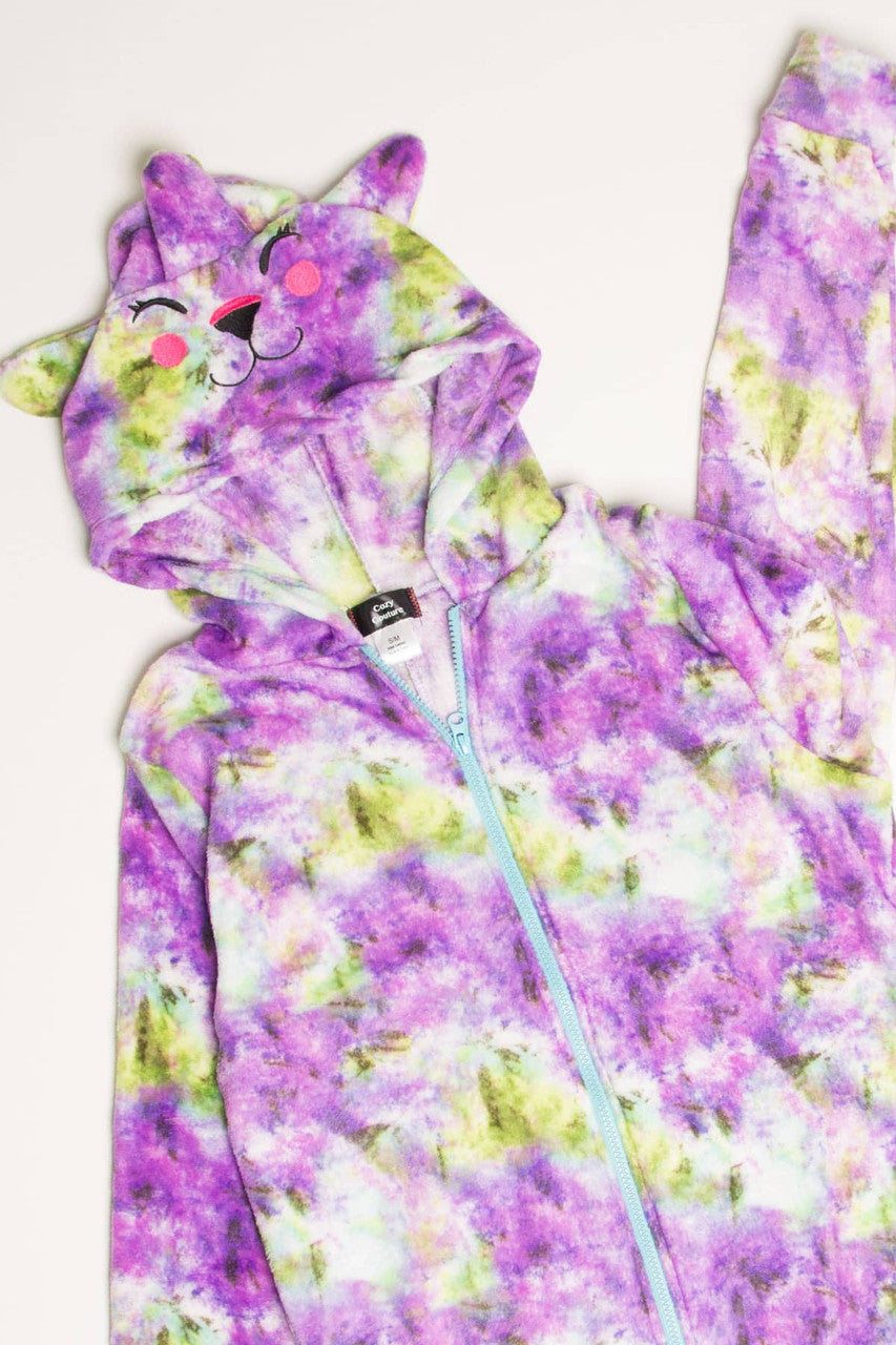 Good Vibes Unicat Onesie Pajamas