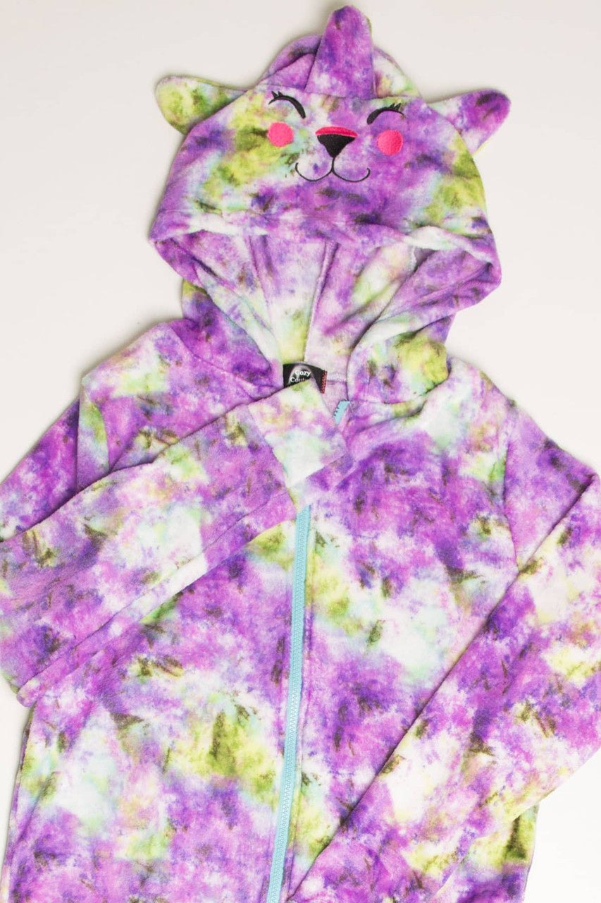 Good Vibes Unicat Onesie Pajamas