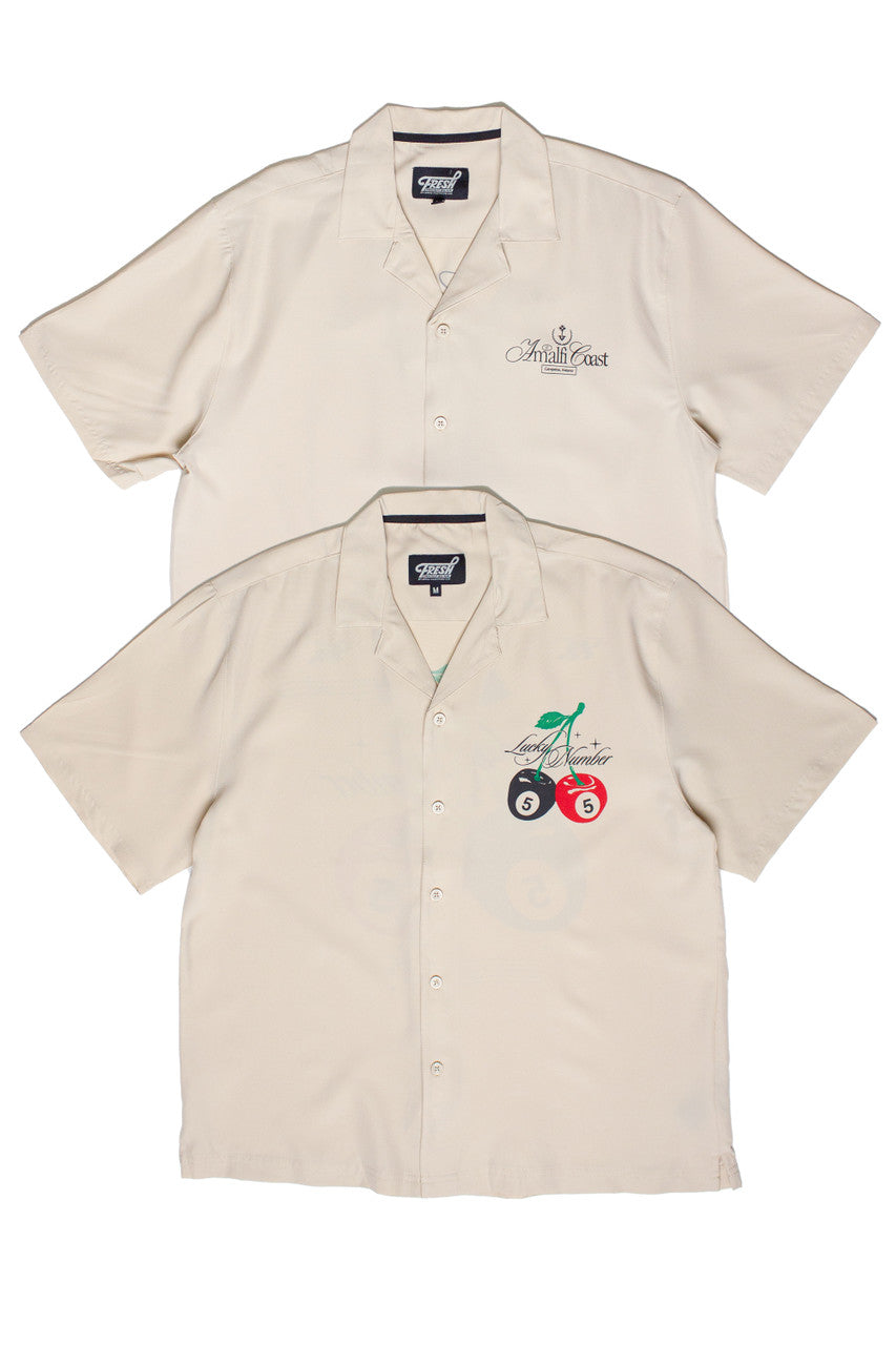 Printed Graphic Button Up Shirt