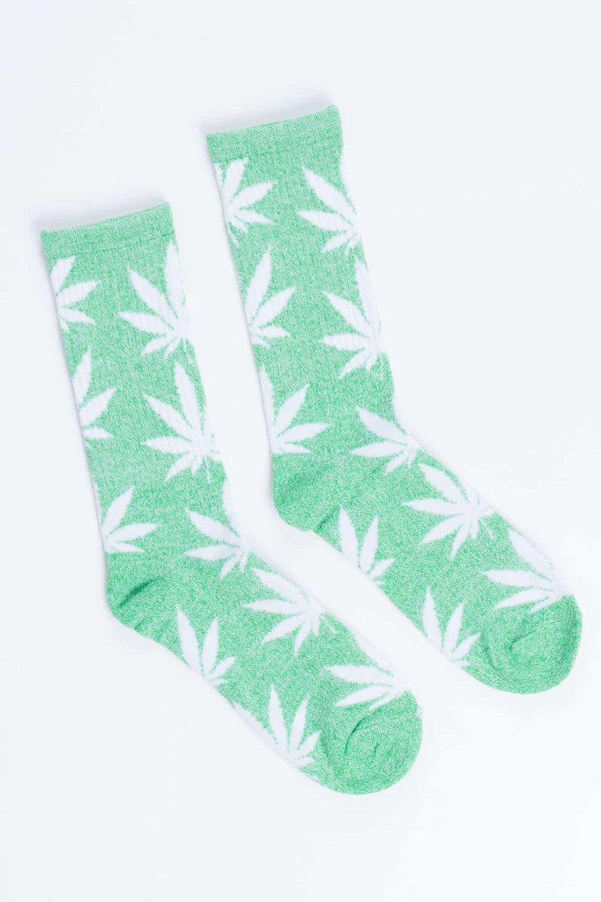 Green Weed Socks