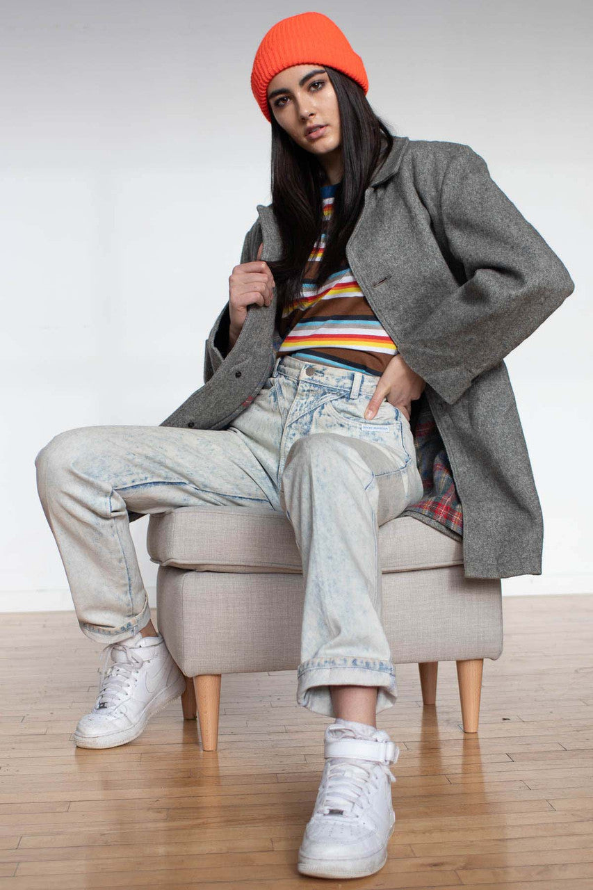 Grey Wool Winter Coat