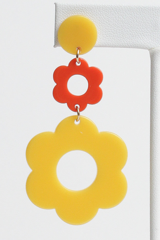 Retro Flower Earrings