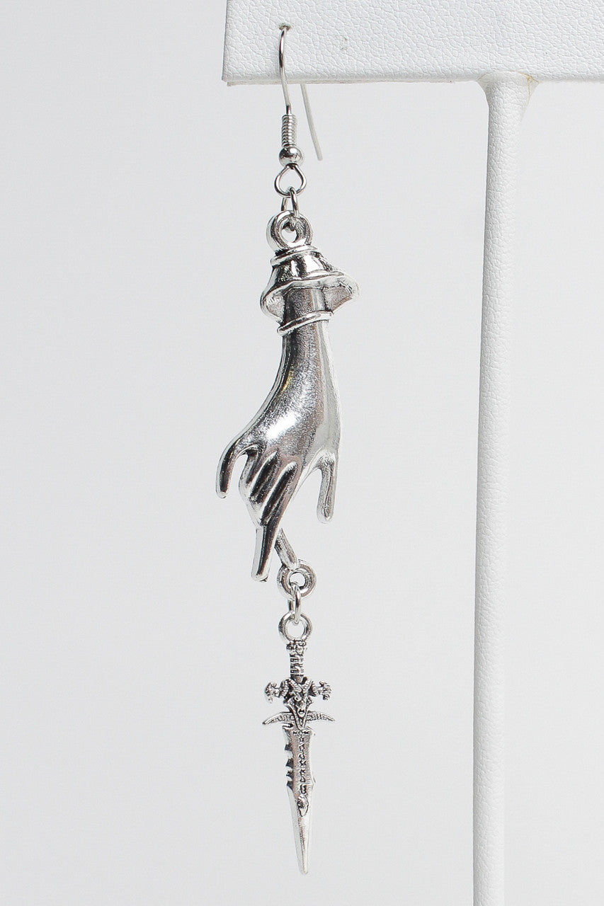 Hand & Dagger Earrings