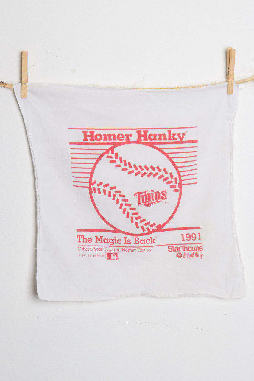 Minnesota Twins 1991 Homer Hanky 1