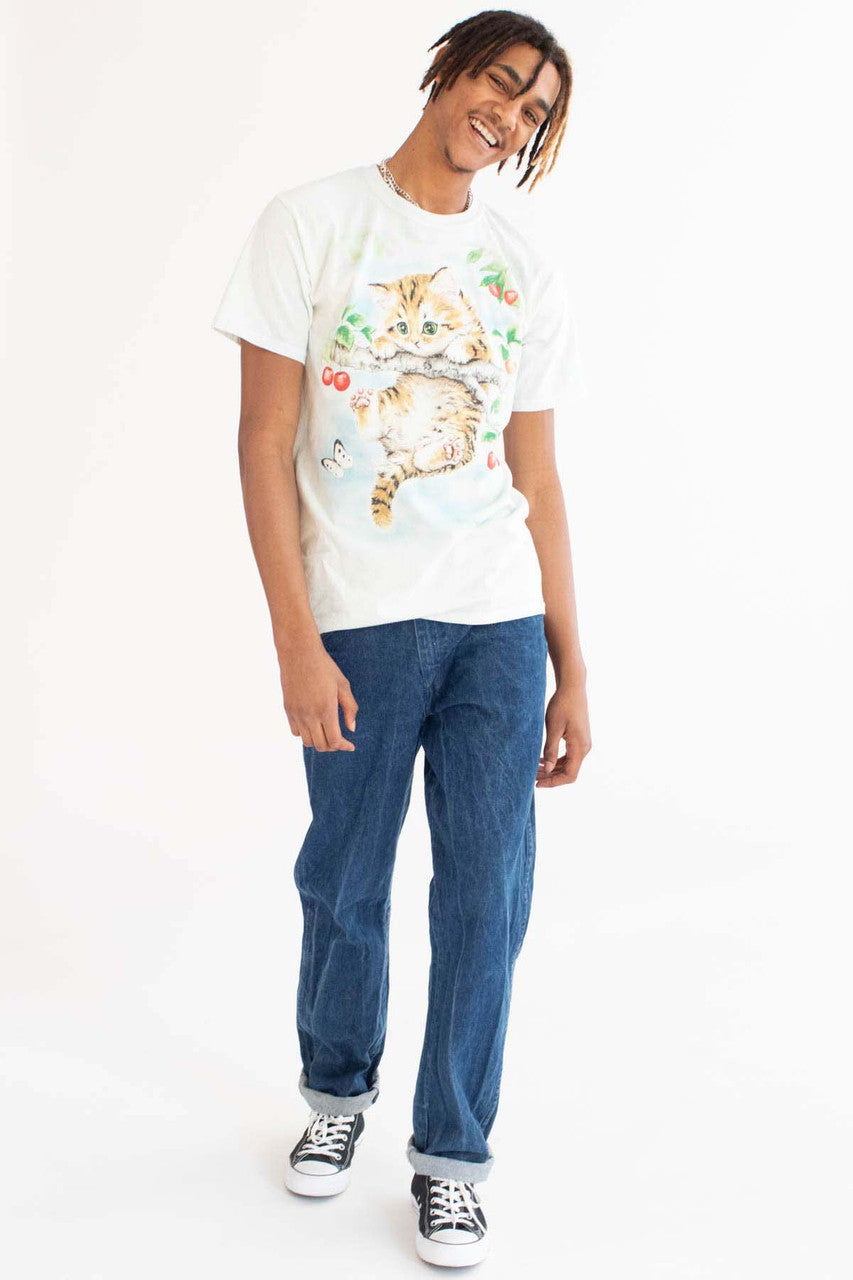 Hang In There Kitten Tie Dye T-Shirt