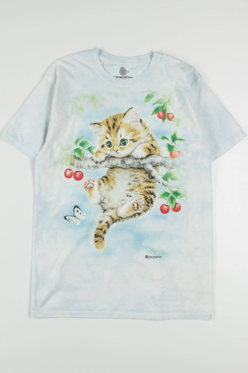 Hang In There Kitten Tie Dye T-Shirt