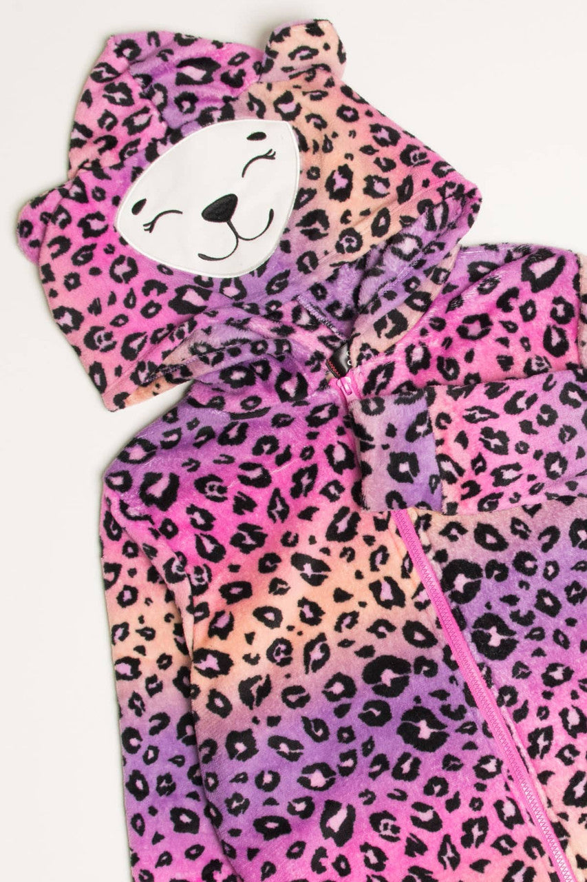 Happy Leopard Onesie Pajamas