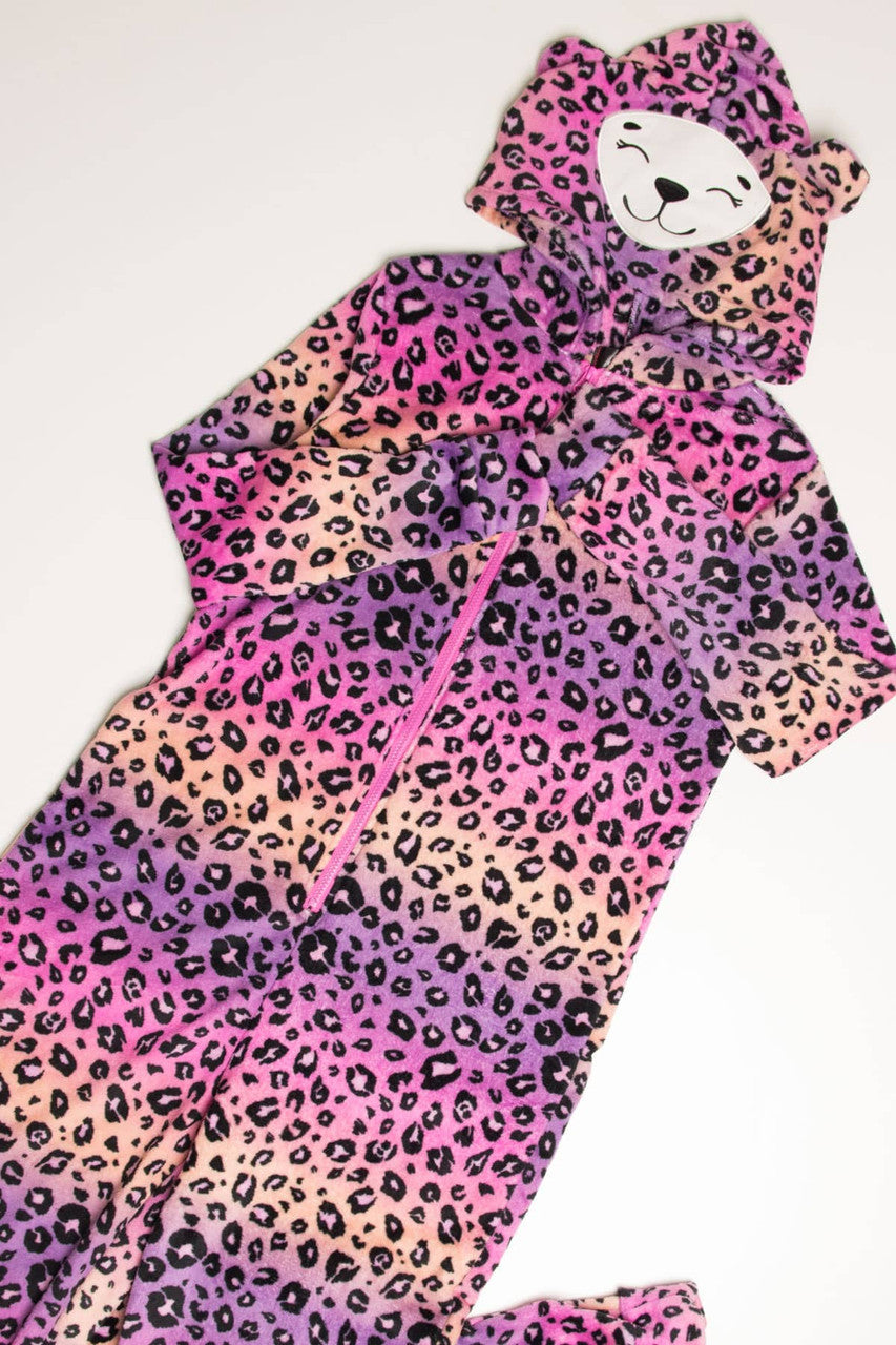 Happy Leopard Onesie Pajamas