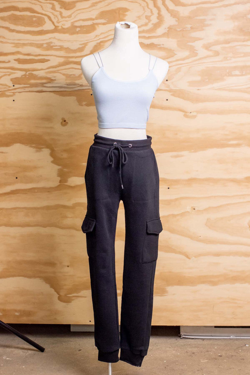 Haze Blue Bungee Strap Seamless Ribbed Bralette