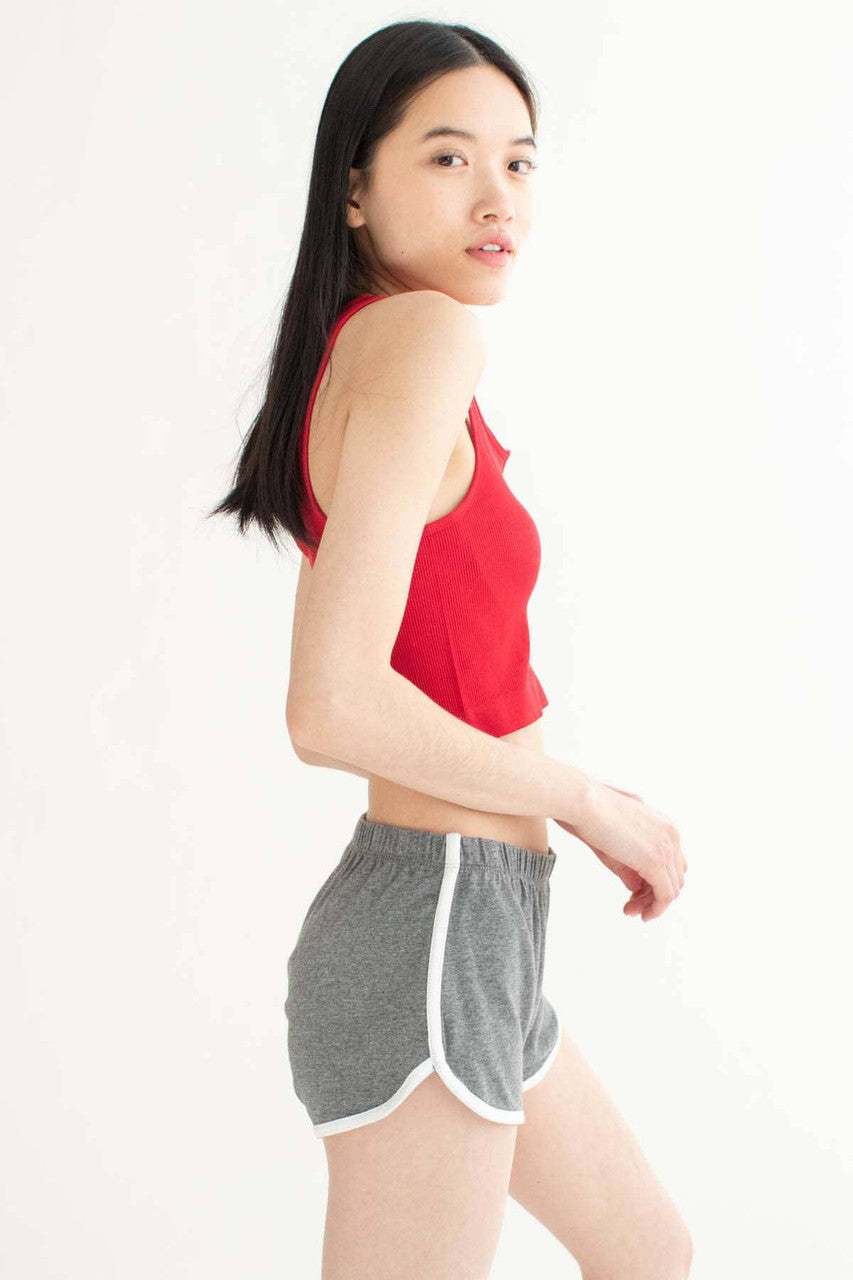 Heather Grey Athletic Dolphin Shorts