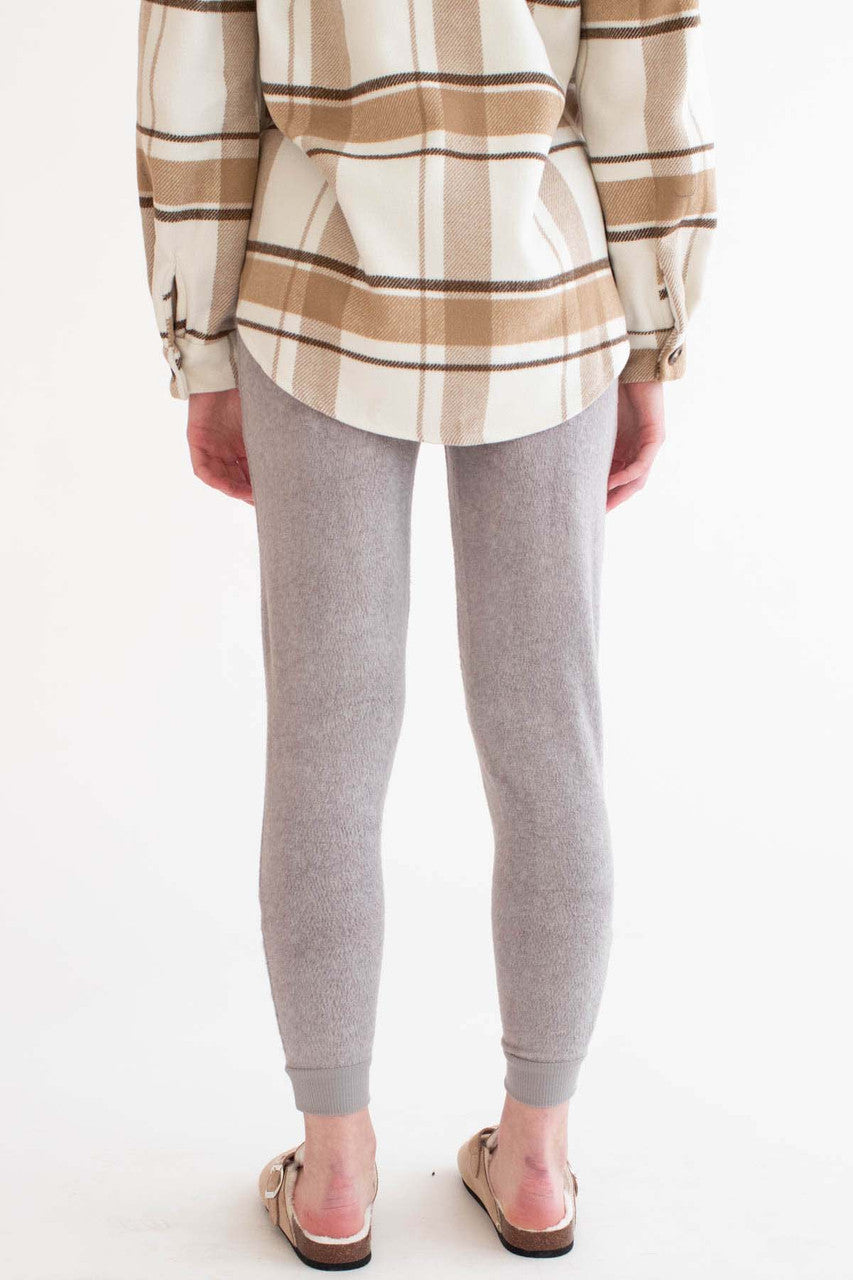 Heather Grey Fleece Joggers