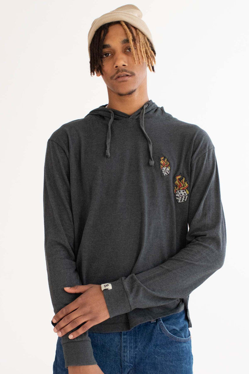 High Rolling Dice Embroidered Lightweight Hoodie