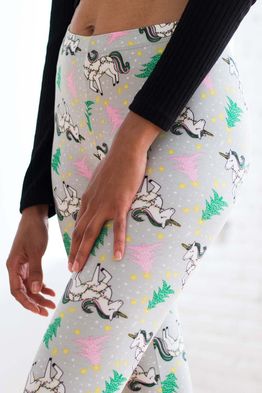 Holiday Unicorn Leggings