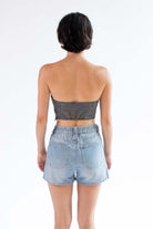 Holographic Dot Bustier