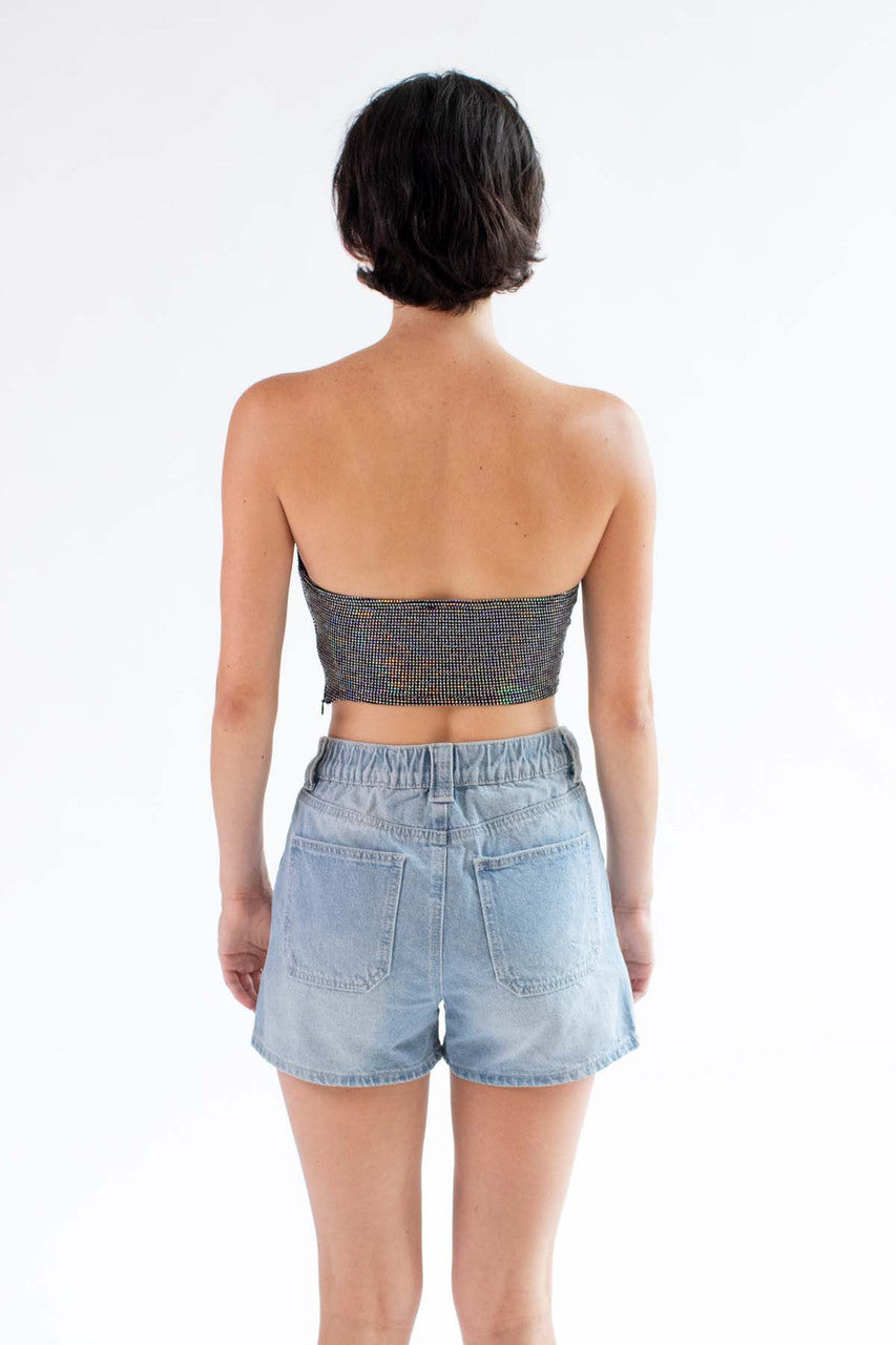 Holographic Dot Bustier