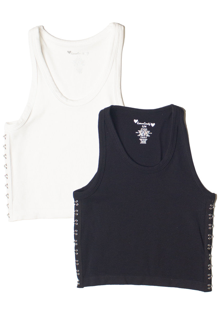 Hook & Eye Side Tank Top