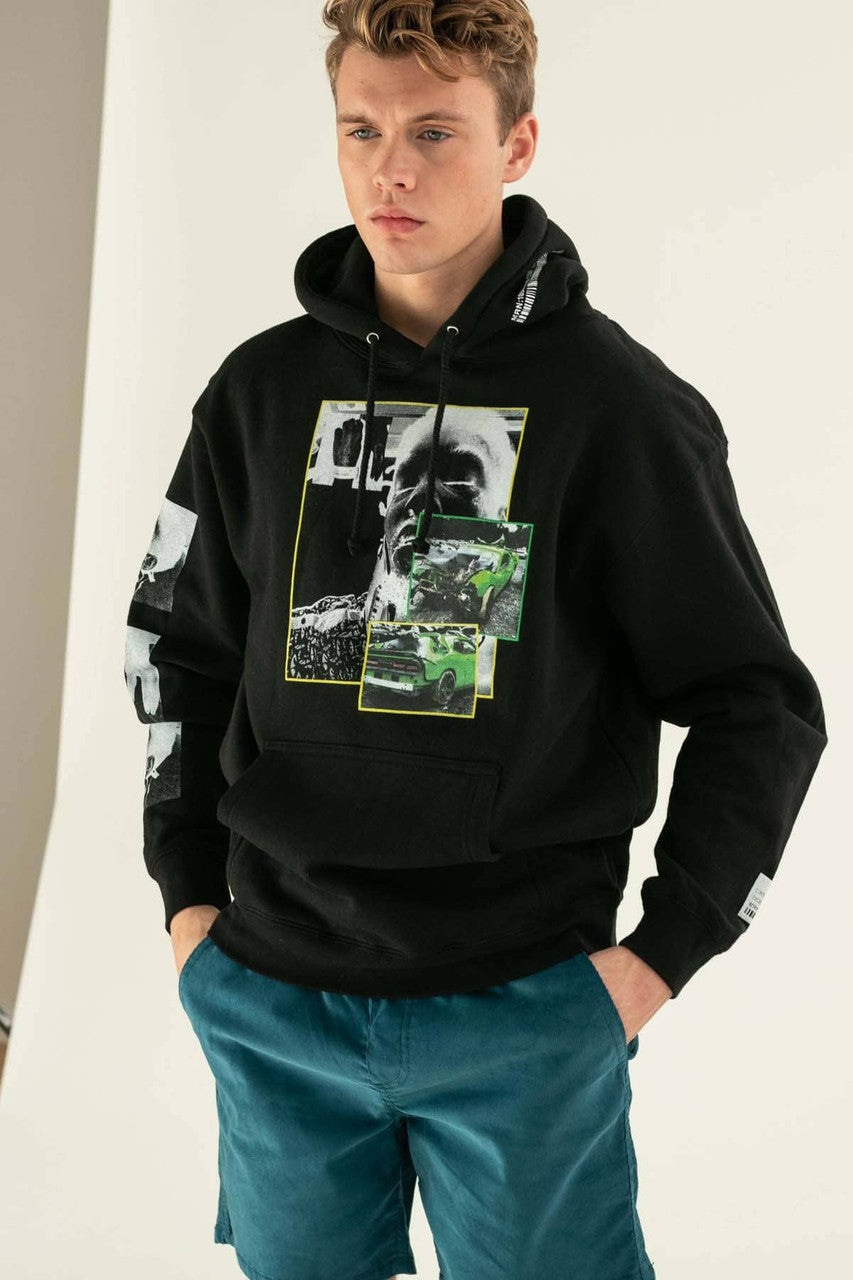 Hospital Negatives Offset Hoodie