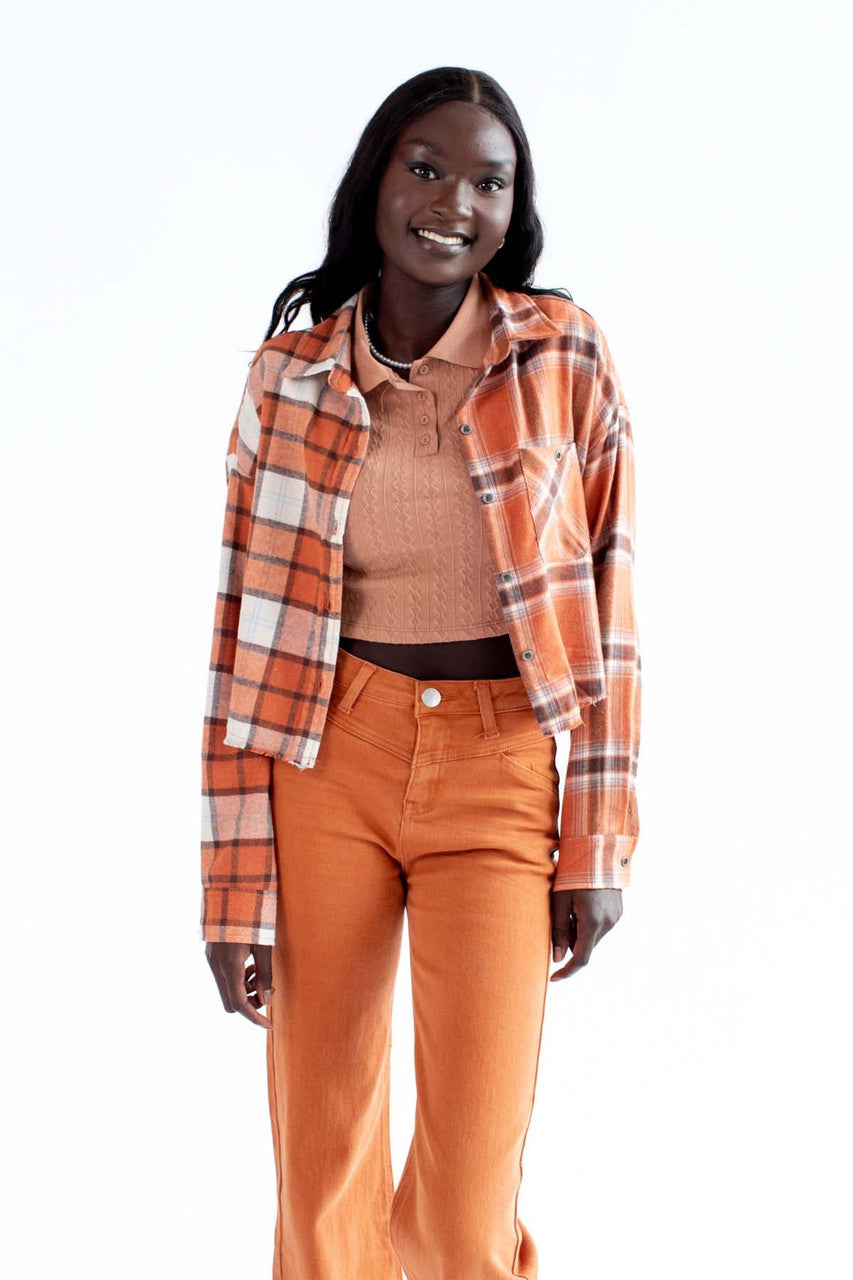 Hot Sauce Raw Edge Flannel