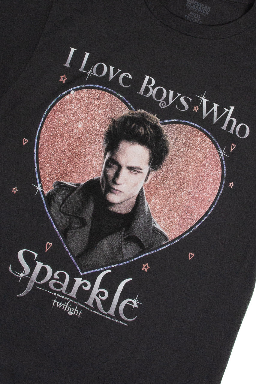 I Love Boys Who Sparkle T-Shirt
