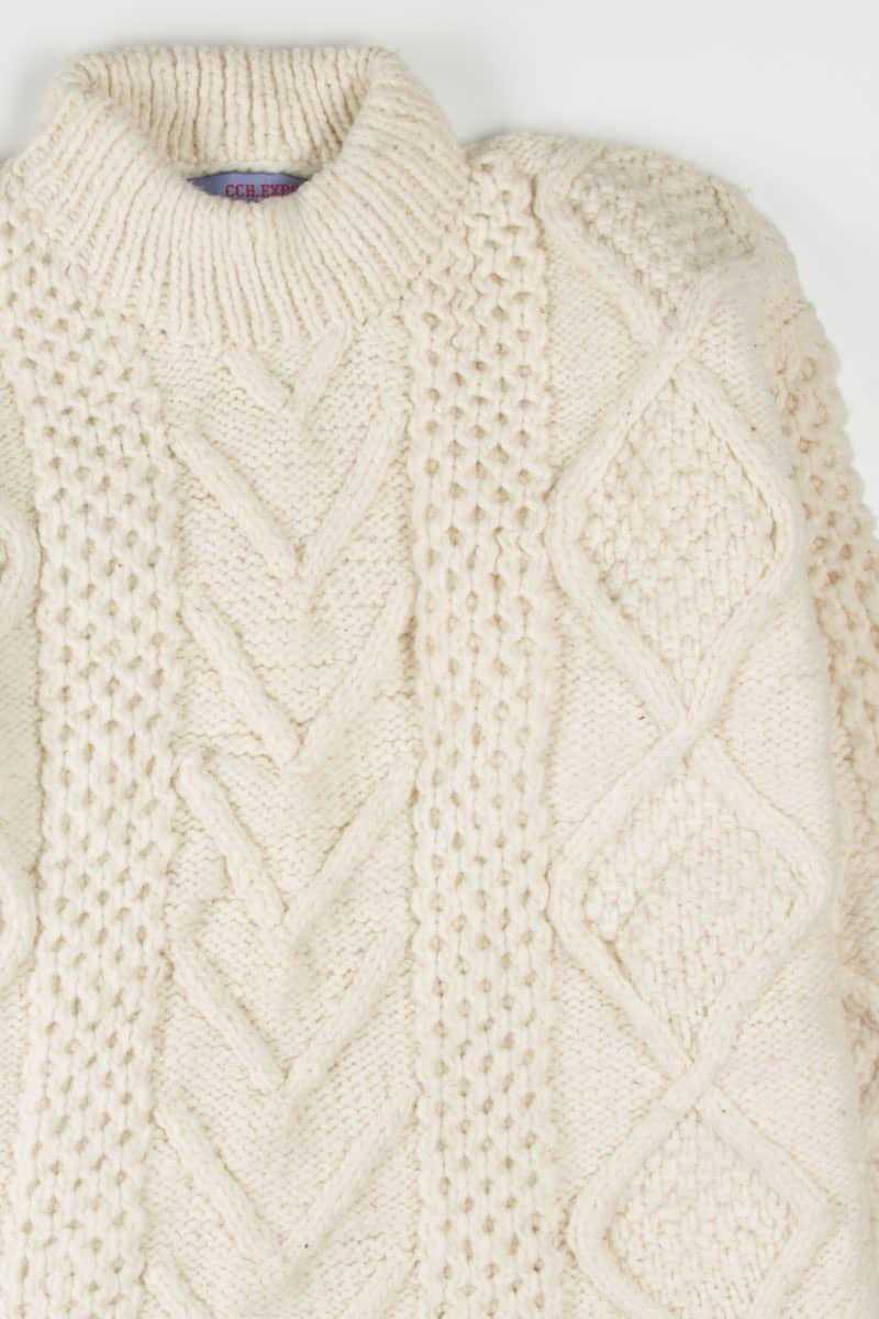 Thick Knit Wool Sweater 370