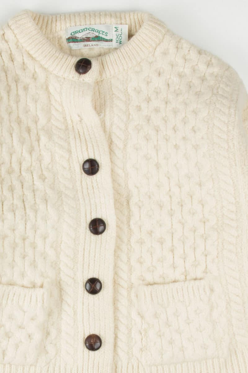 Aran Crafts Irish Fisherman Cardigan 472