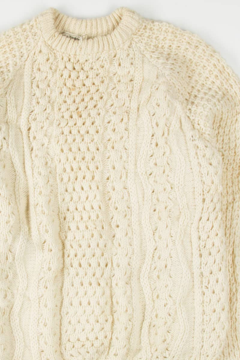 Clady Knit Irish Fisherman Sweater 549