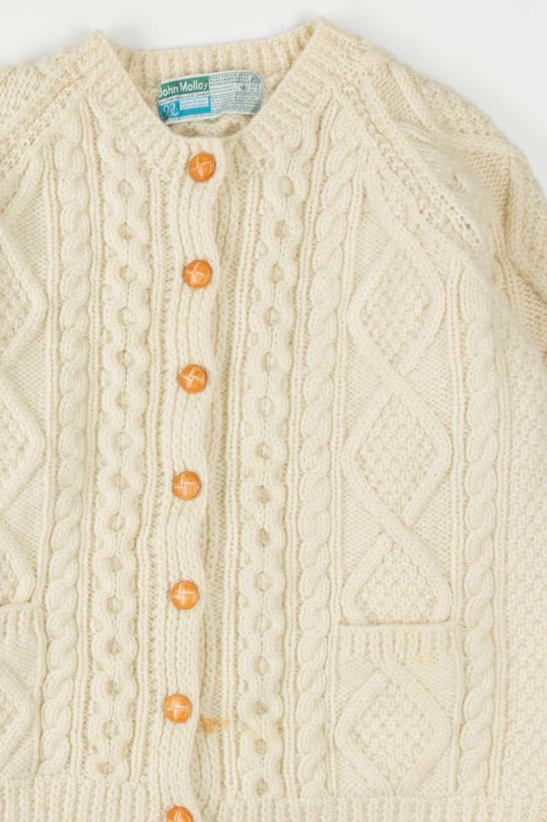John Molloy Irish Fisherman Cardigan 594