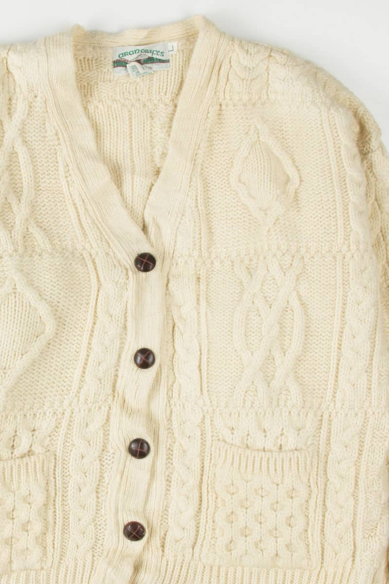 Aran Crafts Irish Fisherman Cardigan 608